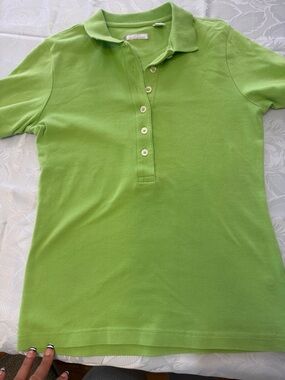 Women’s Lime Green Short Sleeve Polo Top by Liz Claiborne